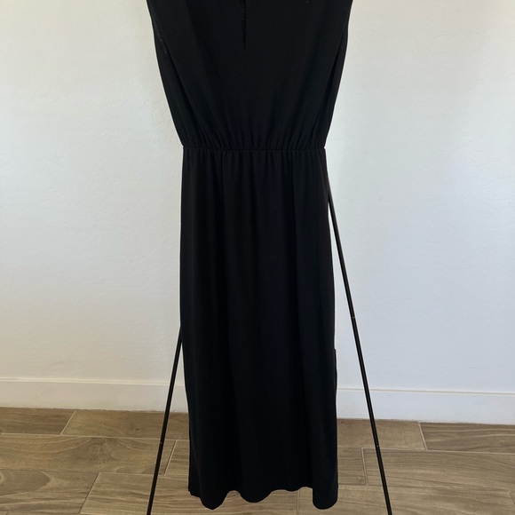 WAYF BLACK DRESS WITH PADDED SHOULDERS - Picture 4 of 5